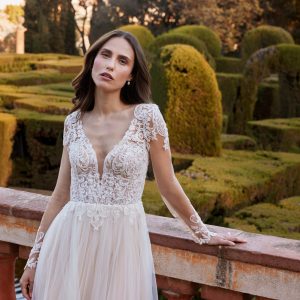 Brautkleid mit Ärmel